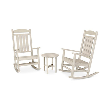 POLYWOOD Presidential 3-Piece Rocker Set - Sand